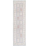 Bakhtiari 2'9'' X 10'3'' Hand-Knotted Wool Rug 2'9'' x 10'3'' (83 X 308) / Blue / Ivory