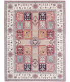 Bakhtiari 4'9'' X 6'5'' Hand-Knotted Wool Rug 4'9'' x 6'5'' (143 X 193) / Peach / Ivory