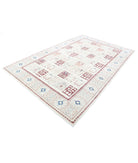 Bakhtiari 6'7'' X 9'10'' Hand-Knotted Wool Rug 6'7'' x 9'10'' (198 X 295) / Ivory / Grey