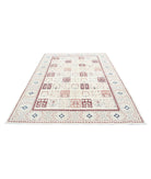 Bakhtiari 6'7'' X 9'10'' Hand-Knotted Wool Rug 6'7'' x 9'10'' (198 X 295) / Ivory / Grey