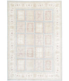 Bakhtiari 6'8'' X 9'10'' Hand-Knotted Wool Rug 6'8'' x 9'10'' (200 X 295) / Blue / Ivory