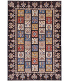 Bakhtiari 6'5'' X 9'8'' Hand-Knotted Wool Rug 6'5'' x 9'8'' (193 X 290) / Brown / Blue