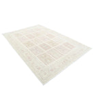 Bakhtiari 6'7'' X 9'8'' Hand-Knotted Wool Rug 6'7'' x 9'8'' (198 X 290) / Ivory / Taupe