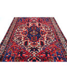 Bakhtiari 6'7'' X 10'2'' Hand-Knotted Wool Rug 6'7'' x 10'2'' (198 X 305) / Red / Ivory