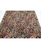 Vintage 6'7'' X 9'6'' Hand-Knotted Wool Rug 6'7'' x 9'6'' (198 X 285) / Brown / Ivory