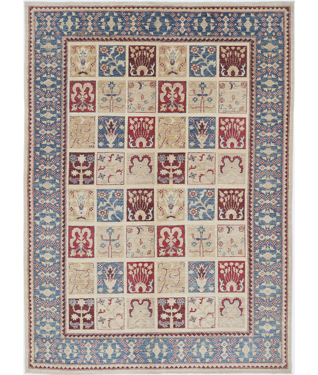 Bakhtiari 5'7'' X 7'8'' Hand-Knotted Wool Rug 5'7'' x 7'8'' (168 X 230) / Multi / Ivory