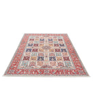 Bakhtiari 5'7'' X 7'4'' Hand-Knotted Wool Rug 5'7'' x 7'4'' (168 X 220) / Multi / Red