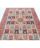 Bakhtiari 5'7'' X 7'4'' Hand-Knotted Wool Rug 5'7'' x 7'4'' (168 X 220) / Multi / Red