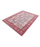 Bakhtiari 5'7'' X 7'8'' Hand-Knotted Wool Rug 5'7'' x 7'8'' (168 X 230) / Red / Red