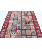 Bakhtiari 5'7'' X 7'8'' Hand-Knotted Wool Rug 5'7'' x 7'8'' (168 X 230) / Red / Red