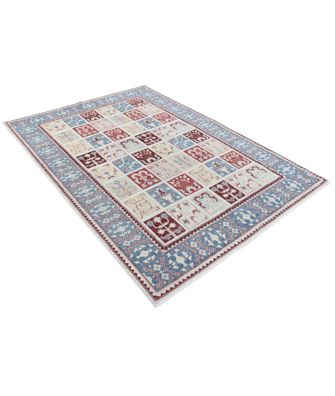 Bakhtiari 5'6'' X 7'7'' Hand-Knotted Wool Rug 5'6'' x 7'7'' (165 X 228) / Multi / Grey