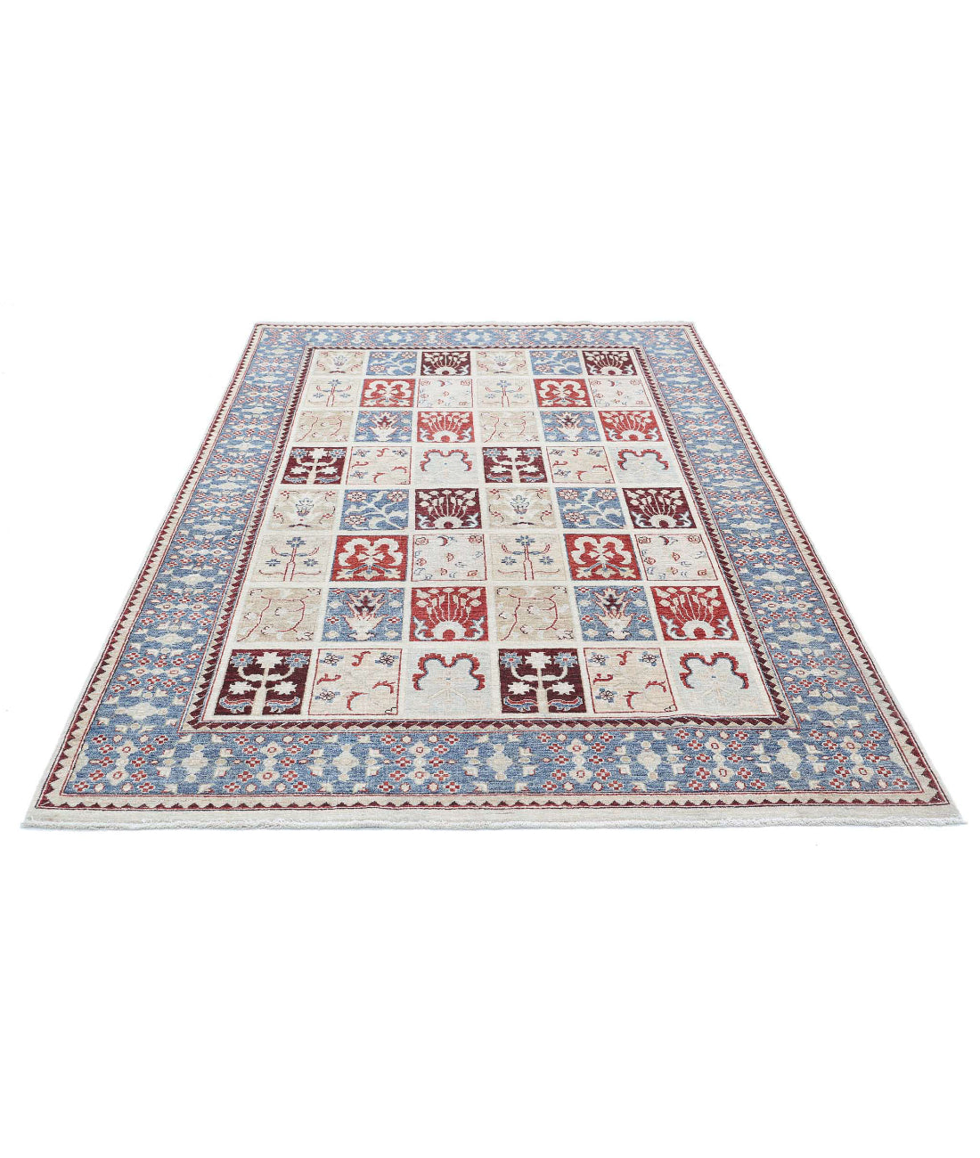 Bakhtiari 5'7'' X 8'1'' Hand-Knotted Wool Rug 5'7'' x 8'1'' (168 X 243) / Multi / Grey