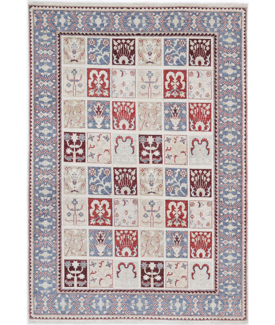 Bakhtiari 5'7'' X 8'1'' Hand-Knotted Wool Rug 5'7'' x 8'1'' (168 X 243) / Multi / Grey