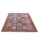 Bakhtiari 4'10'' X 6'6'' Hand-Knotted Wool Rug 4'10'' x 6'6'' (145 X 195) / Brown / Brown