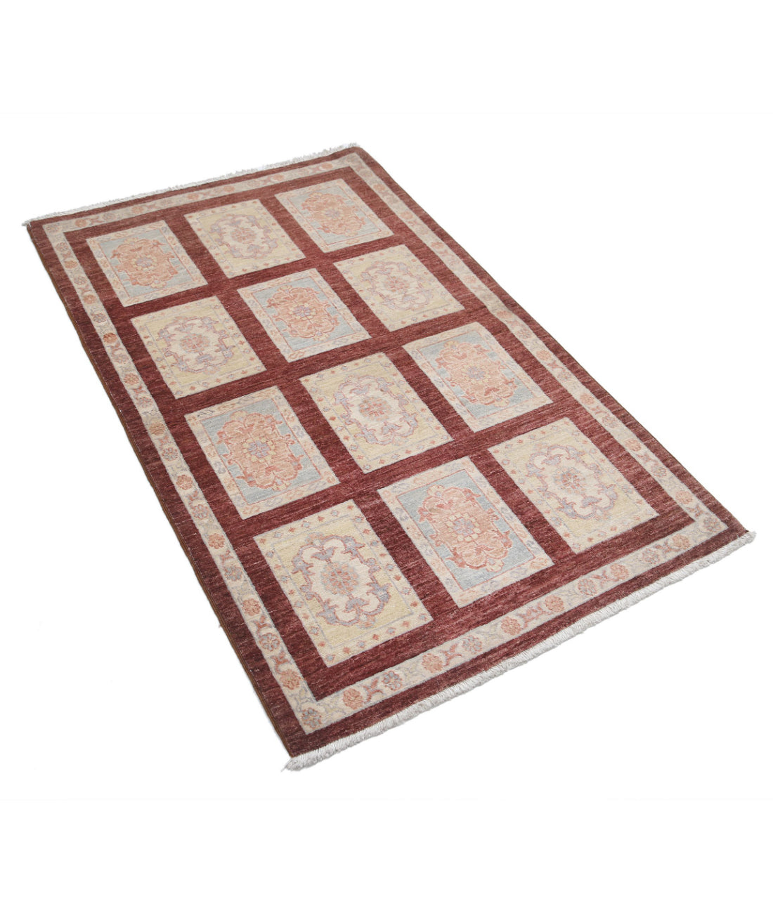 Bakhtiari 3'0'' X 4'9'' Hand-Knotted Wool Rug 3'0'' x 4'9'' (90 X 143) / Brown / Brown