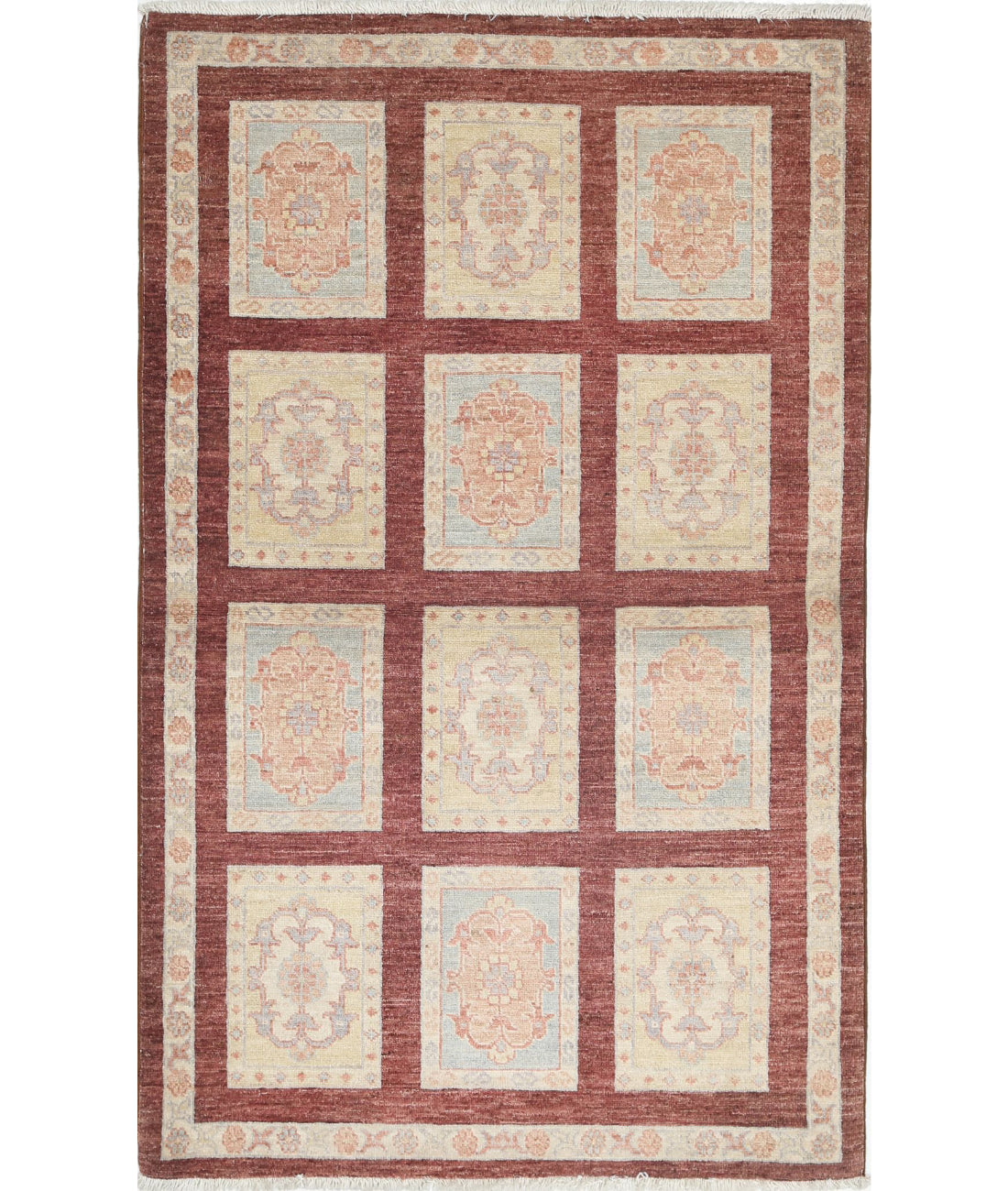 Bakhtiari 3'0'' X 4'9'' Hand-Knotted Wool Rug 3'0'' x 4'9'' (90 X 143) / Brown / Brown