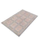 Bakhtiari 3'2'' X 4'9'' Hand-Knotted Wool Rug 3'2'' x 4'9'' (95 X 143) / Grey / Grey