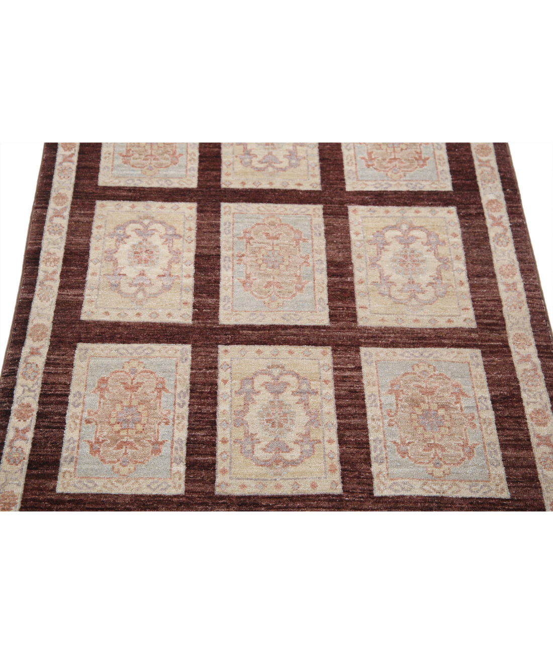 Bakhtiari 3'0'' X 5'0'' Hand-Knotted Wool Rug 3'0'' x 5'0'' (90 X 150) / Brown / Brown