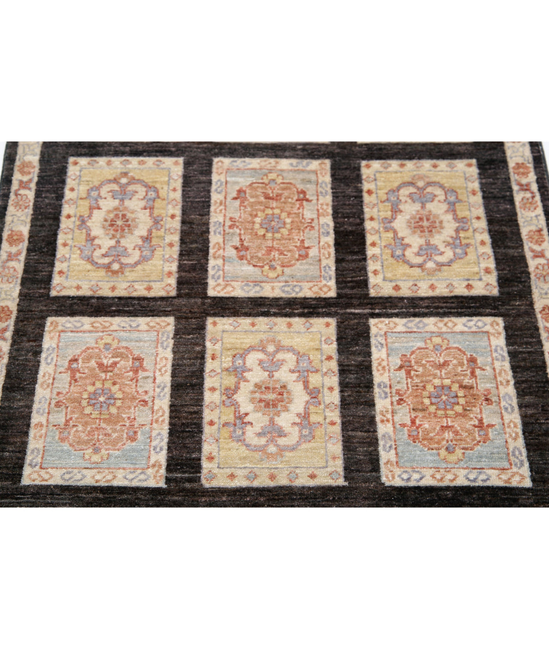 Bakhtiari 3'0'' X 4'11'' Hand-Knotted Wool Rug 3'0'' x 4'11'' (90 X 148) / Brown / Brown