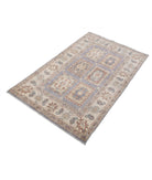 Bakhtiari 3'0'' X 5'0'' Hand-Knotted Wool Rug 3'0'' x 5'0'' (90 X 150) / Grey / Ivory