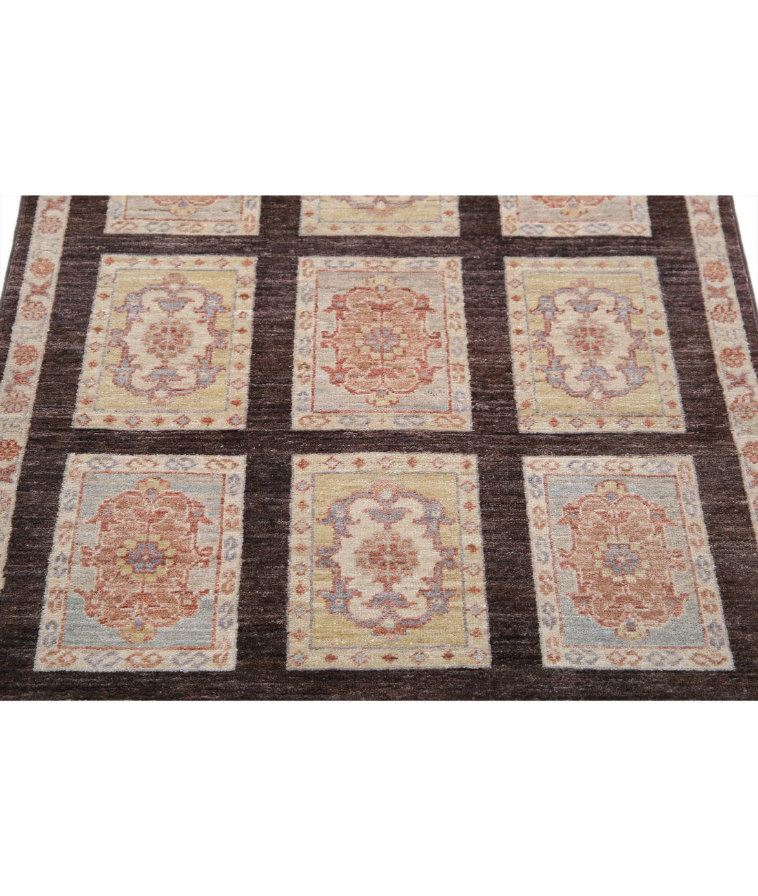 Bakhtiari 3'0'' X 4'11'' Hand-Knotted Wool Rug 3'0'' x 4'11'' (90 X 148) / Brown / Brown