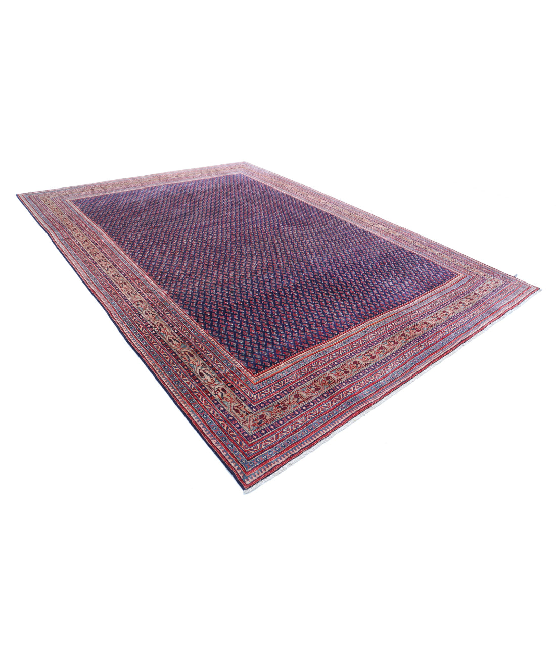 Mir-Saraband 8'10'' X 12'4'' Hand-Knotted Wool Rug 8'10'' x 12'4'' (265 X 370) / Purple / Pink