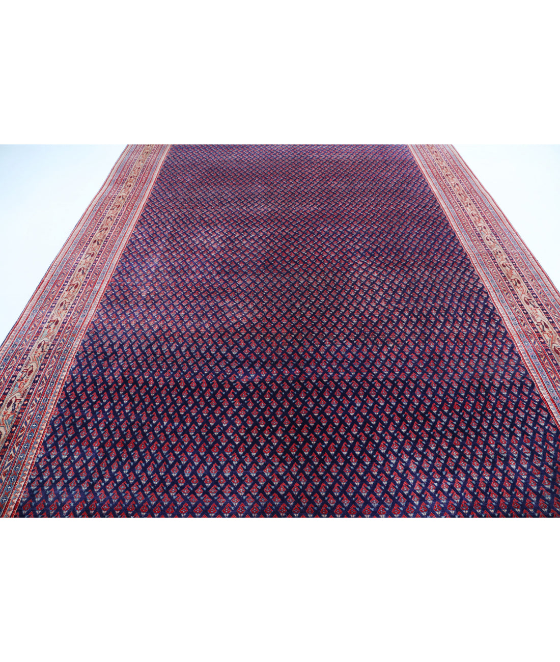 Mir-Saraband 8'10'' X 12'4'' Hand-Knotted Wool Rug 8'10'' x 12'4'' (265 X 370) / Purple / Pink