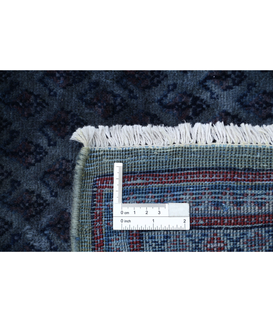 Overdye 9'9'' X 13'3'' Hand-Knotted Wool Rug 9'9'' x 13'3'' (293 X 398) / Blue / Blue