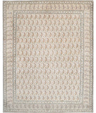 Mir-Saraband 10'6'' X 13'4'' Hand-Knotted Wool Rug 10'6'' x 13'4'' (315 X 400) / Ivory / Brown