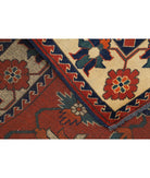 Afghan 4' 10" X 6' 3" Hand-Knotted Wool Rug 4' 10" X 6' 3" (147 X 191) / Rust / Beige