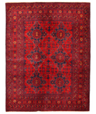Hand Knotted Afghan Wool Rug 5' 0" X 6' 4" 5' 0" X 6' 4" (152 X 193) / Red / Red