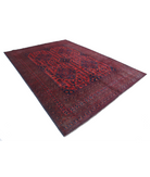 Afghan 8'0'' X 11'0'' Hand-Knotted Wool Rug 8'0'' x 11'0'' (240 X 330) / Red / N/A