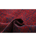 Afghan 8'1'' X 11'2'' Hand-Knotted Wool Rug 8'1'' x 11'2'' (243 X 335) / Red / N/A