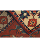 Afghan 4' 10" X 6' 3" Hand-Knotted Wool Rug 4' 10" X 6' 3" (147 X 191) / Rust / Beige