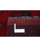 Afghan 3' 3" X 5' 0" Hand-Knotted Wool Rug 3' 3" X 5' 0" (99 X 152) / Red / Blue