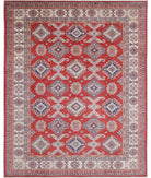 Kazak 11'11'' X 15'0'' Hand-Knotted Wool Rug 11'11'' x 15'0'' (358 X 450) / Red / Ivory