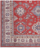 Kazak 9'7'' X 13'2'' Hand-Knotted Wool Rug 9'7'' x 13'2'' (288 X 395) / Red / Ivory