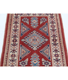 Kazak 2'0'' X 3'0'' Hand-Knotted Wool Rug 2'0'' x 3'0'' (60 X 90) / Red / Ivory