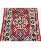 Kazak 1'9'' X 2'9'' Hand-Knotted Wool Rug 1'9'' x 2'9'' (53 X 83) / Red / Ivory