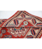 Kazak 1'11'' X 2'11'' Hand-Knotted Wool Rug 1'11'' x 2'11'' (58 X 88) / Red / Ivory