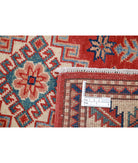 Kazak 1'11'' X 2'11'' Hand-Knotted Wool Rug 1'11'' x 2'11'' (58 X 88) / Red / Ivory