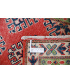 Kazak 1'11'' X 2'9'' Hand-Knotted Wool Rug 1'11'' x 2'9'' (58 X 83) / Red / Ivory