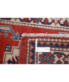 Kazak 2'1'' X 2'10'' Hand-Knotted Wool Rug 2'1'' x 2'10'' (63 X 85) / Red / Ivory