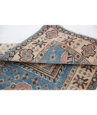 Kazak 1'11'' X 2'10'' Hand-Knotted Wool Rug 1'11'' x 2'10'' (58 X 85) / Blue / Ivory