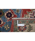 Kazak 2'10'' X 4'0'' Hand-Knotted Wool Rug 2'10'' x 4'0'' (85 X 120) / Red / Ivory