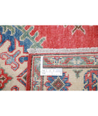 Kazak 2'7'' X 9'7'' Hand-Knotted Wool Rug 2'7'' x 9'7'' (78 X 288) / Red / Ivory