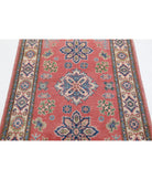 Kazak 3'3'' X 4'9'' Hand-Knotted Wool Rug 3'3'' x 4'9'' (98 X 143) / Red / Ivory