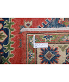 Kazak 3'3'' X 4'10'' Hand-Knotted Wool Rug 3'3'' x 4'10'' (98 X 145) / Red / Ivory