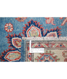 Kazak 2'11'' X 4'8'' Hand-Knotted Wool Rug 2'11'' x 4'8'' (88 X 140) / Blue / Ivory