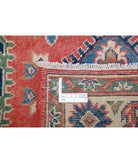 Kazak 3'1'' X 5'2'' Hand-Knotted Wool Rug 3'1'' x 5'2'' (93 X 155) / Red / Ivory